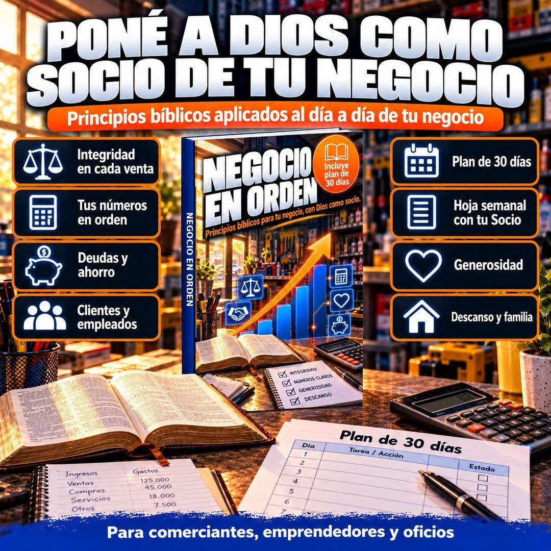 Negocio en Orden | Los principios que usaron millonarios para hacer crecer su negocio + Kit