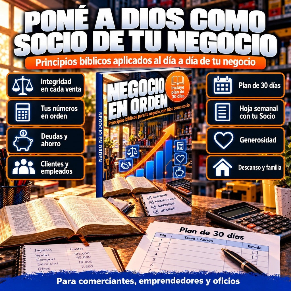 Negocio en Orden | Los principios que usaron millonarios para hacer crecer su negocio + Kit
