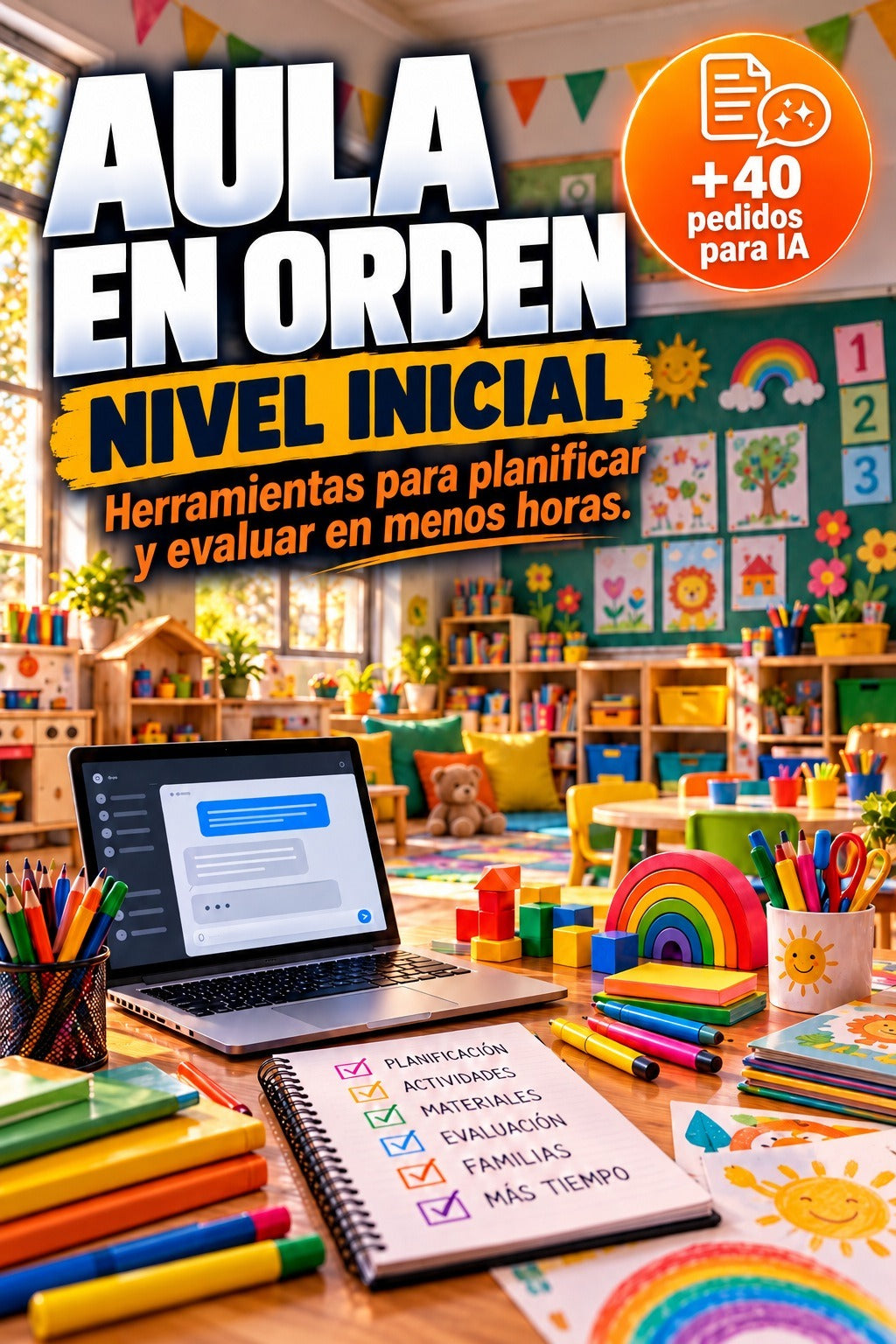 Aula en Orden · Nivel Inicial | Planificar, observar e informar en menos horas