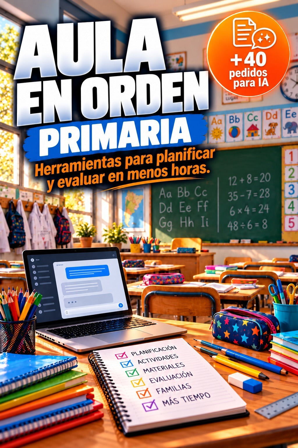 Pack Docente Aula en Orden | Los 3 ebooks: Inicial, Primaria y Secundaria