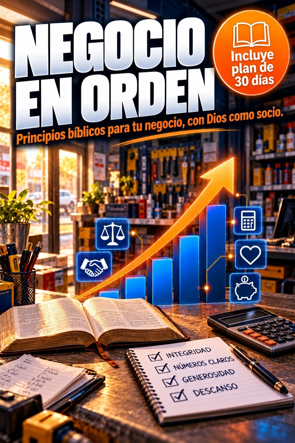 Negocio en Orden | Los principios que usaron millonarios para hacer crecer su negocio + Kit